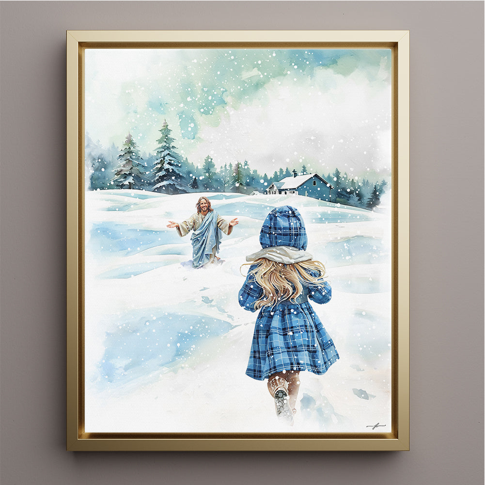 "Guided By His Warmth" Christian Premium Canvas