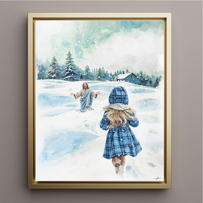 "Guided By His Warmth" Christian Premium Canvas