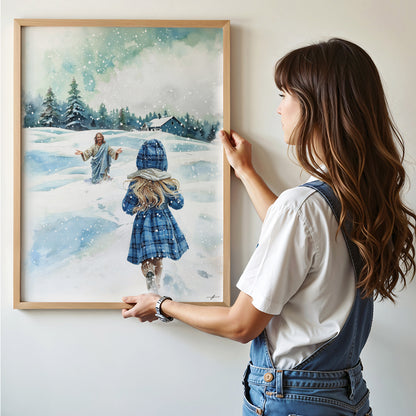 “Guided By His Warmth” Christian Art Print