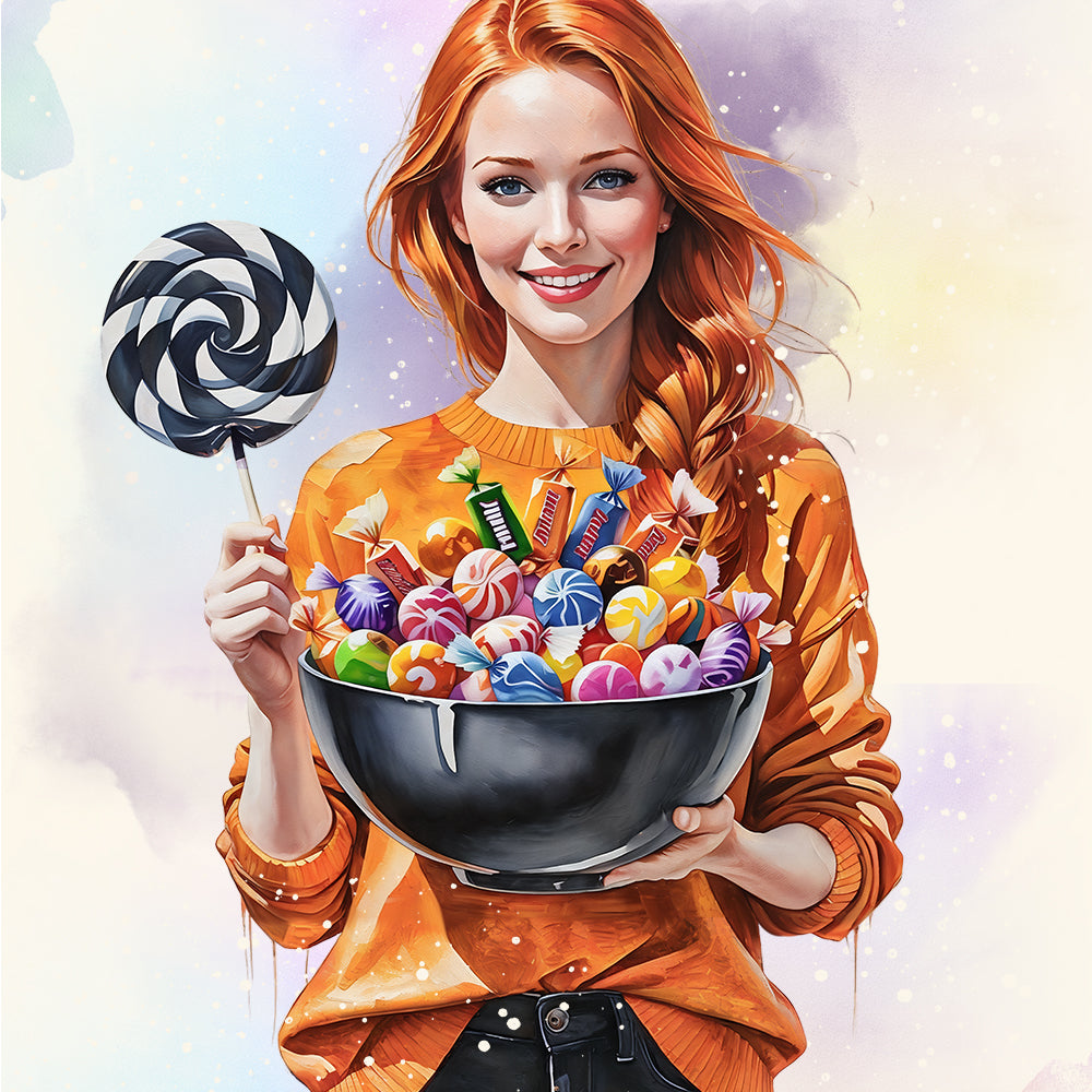“Fruit of The Spirit Halloween Edition" Christian Canvas
