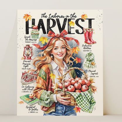 "Laborer in The Harvest" Christian Art Print