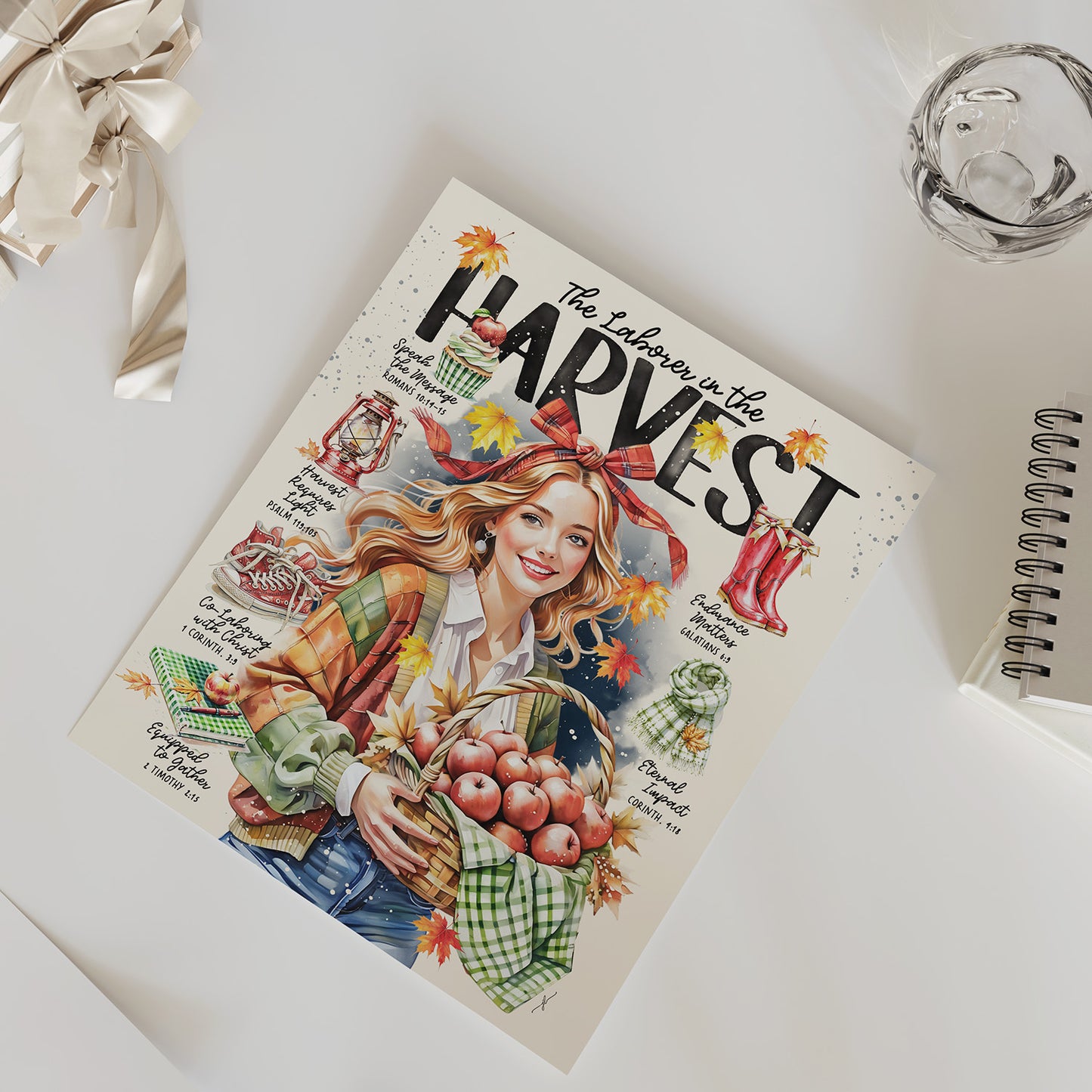 "Laborer in The Harvest" Christian Art Print