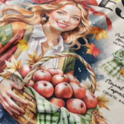 Laborer in The Harvest • Thanksgiving • Scripture Prompt • Christian Arctic Fleece Blanket