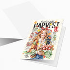 Laborer in The Harvest • Thanksgiving • Scripture Prompt • Fine Art Christian Greeting Card