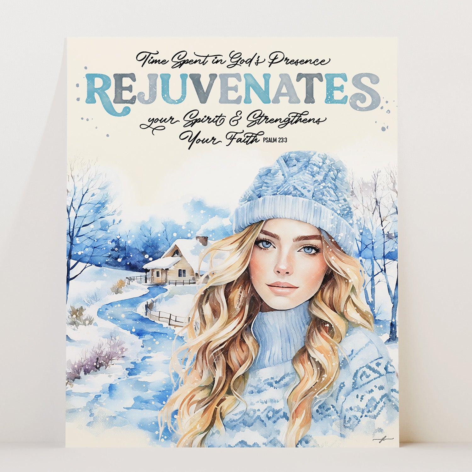 His Presence Rejuvenates Christian Giclée Art Print