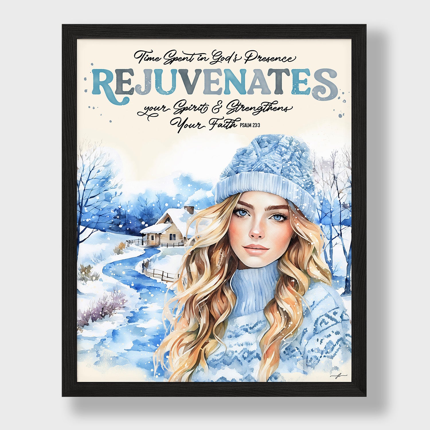 His Presence Rejuvenates Christian Giclée Art Print