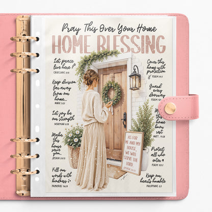 Home Blessing • Scripture Prompt • Giclée Christian Art Print