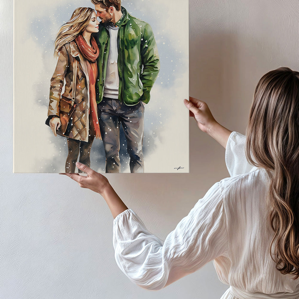 "Provision of A Husband" Christian Premium Canvas