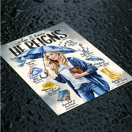 In The Storm | When it Rains | Scripture Prompt Art