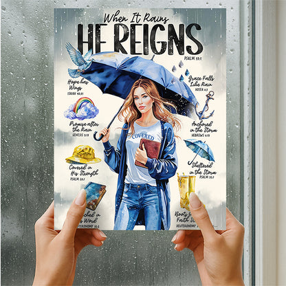 “In the Storm” Christian Art Print