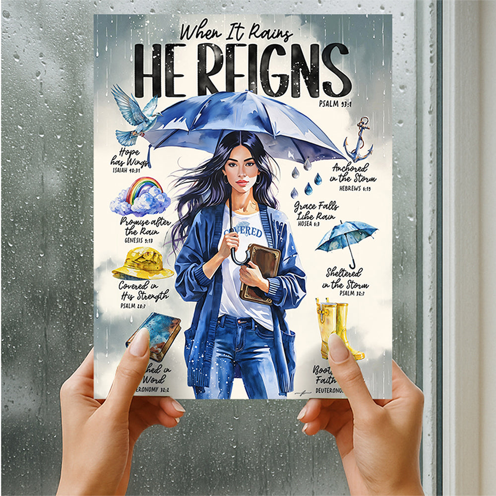 In The Storm | When it Rains | Scripture Prompt Art