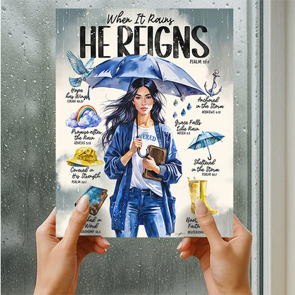 “In the Storm” Christian Art Print