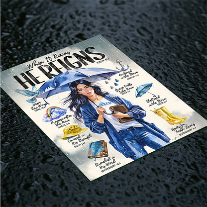 In The Storm | When it Rains | Scripture Prompt Art