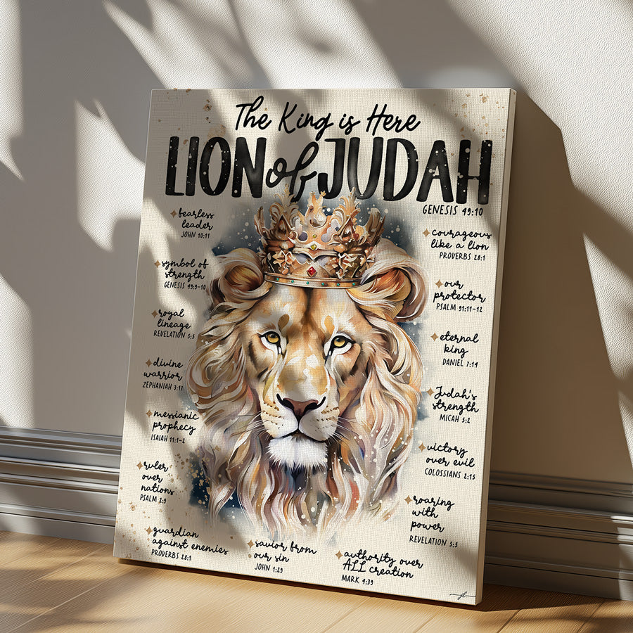 “Lion of Judah” Christian Art Print