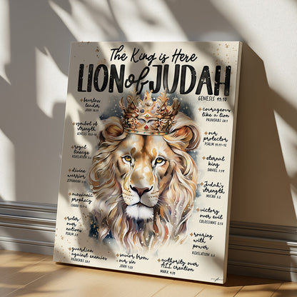 “Lion of Judah” Christian Art Print