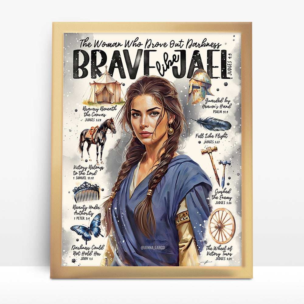 "Jael" Christian Art Print