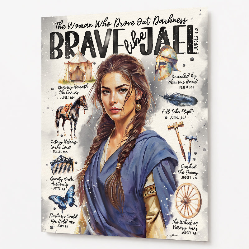 Jael • Women of The Bible • Scripture Prompt • Giclée Christian Art Print