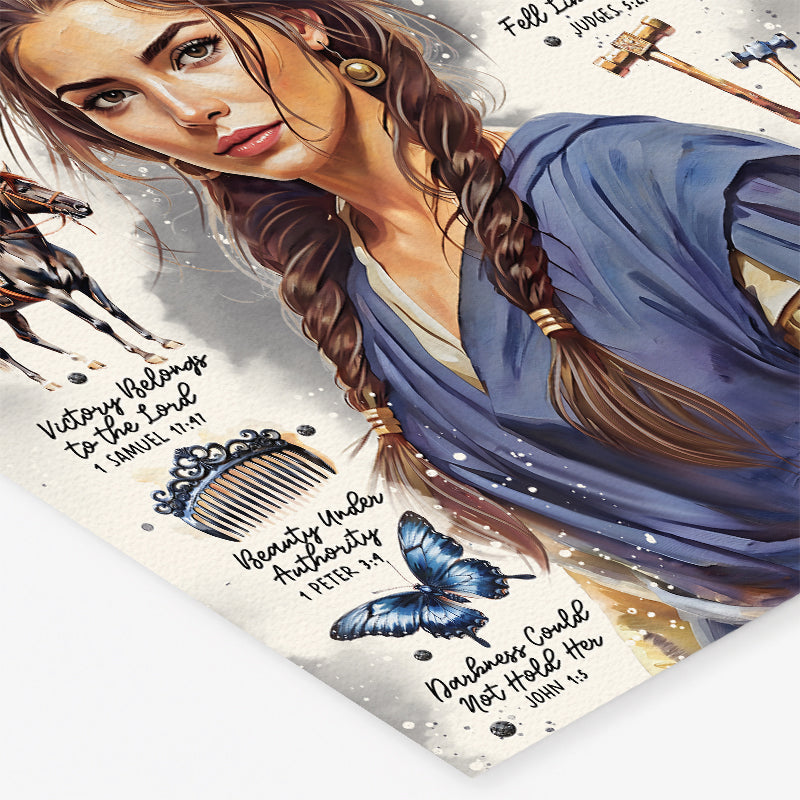 Jael • Women of The Bible • Scripture Prompt • Giclée Christian Art Print