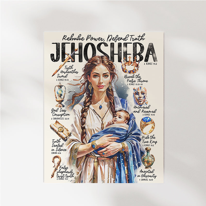 Jehosheba • Women of The Bible • Scripture Prompt • Giclée Christian Art Print