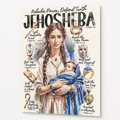Women of The Bible | Jehosheba | Scripture Prompt Art Print