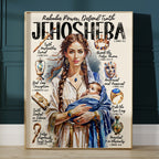 Jehosheba • Women of The Bible • Scripture Prompt • Giclée Christian Art Print