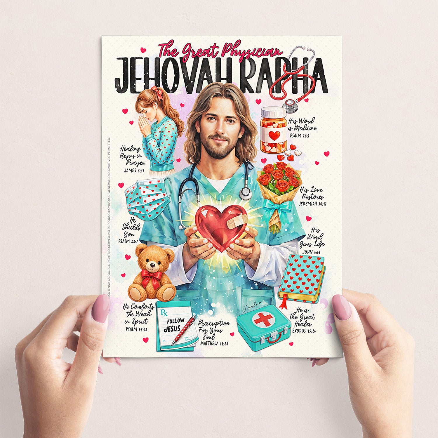 Jehovah Rapha • Jesus • Christian Digital Bible Study Guide