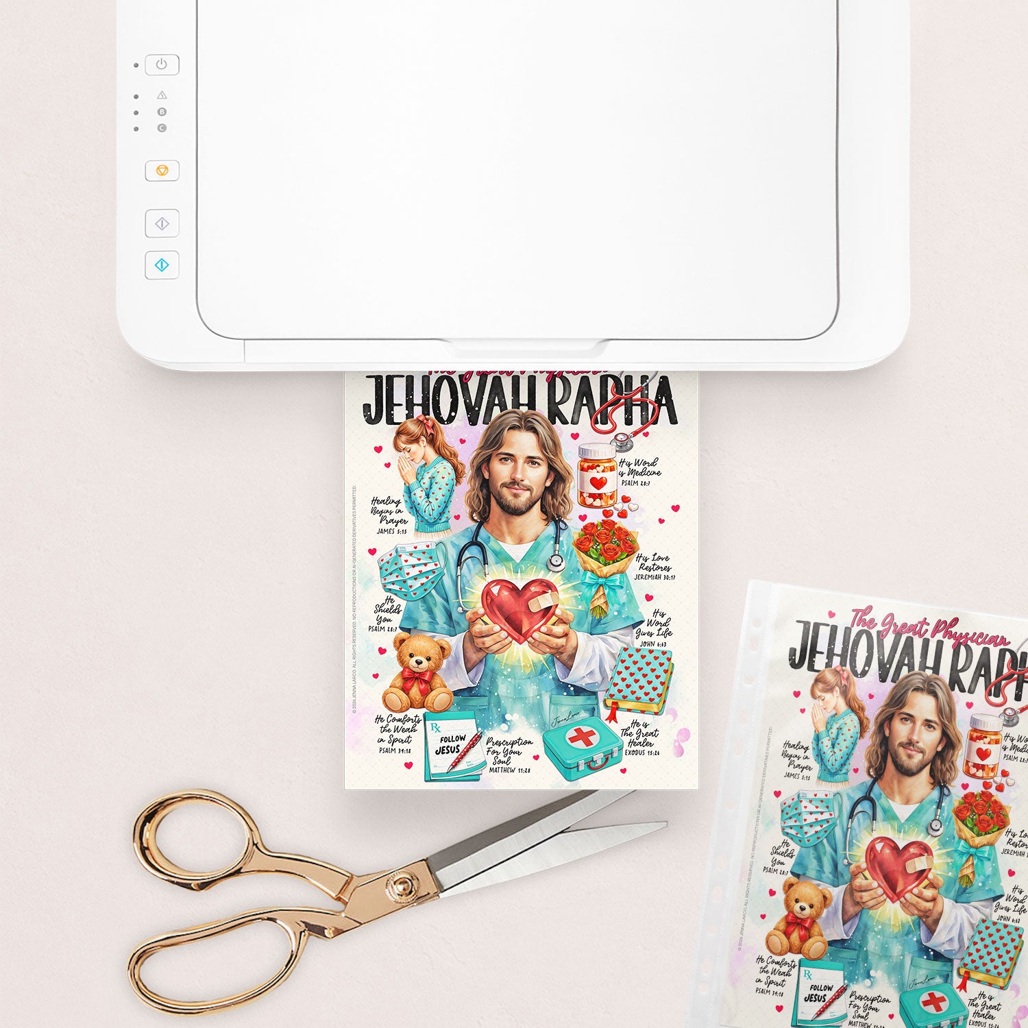 Jehovah Rapha • Jesus • Christian Digital Bible Study Guide