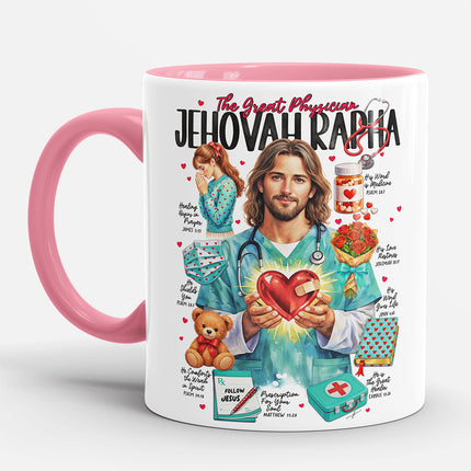 Jehovah Rapha Christian Ceramic Personalized Mug