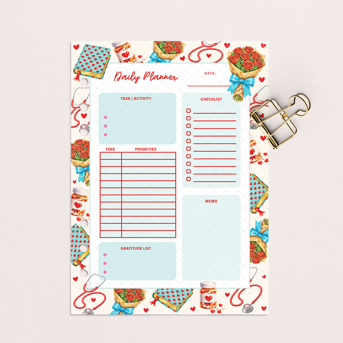Jehovah Rapha • Jesus • Christian Undated Planner Set