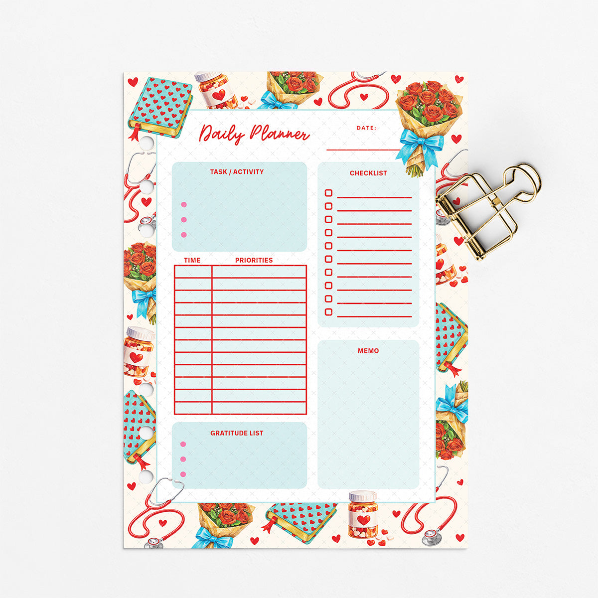 Jehovah Rapha • Jesus • Christian Undated Planner Set