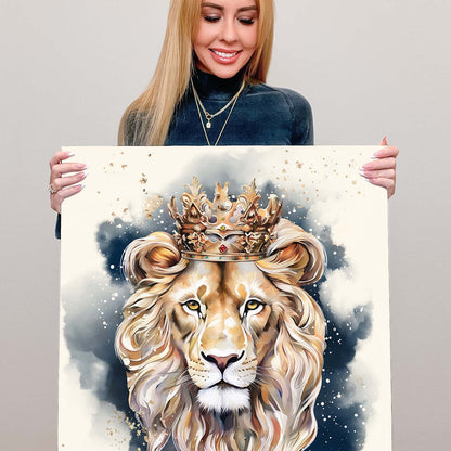 Lion of Judah | Joshua 1:9 | Giclée Christian Art Print