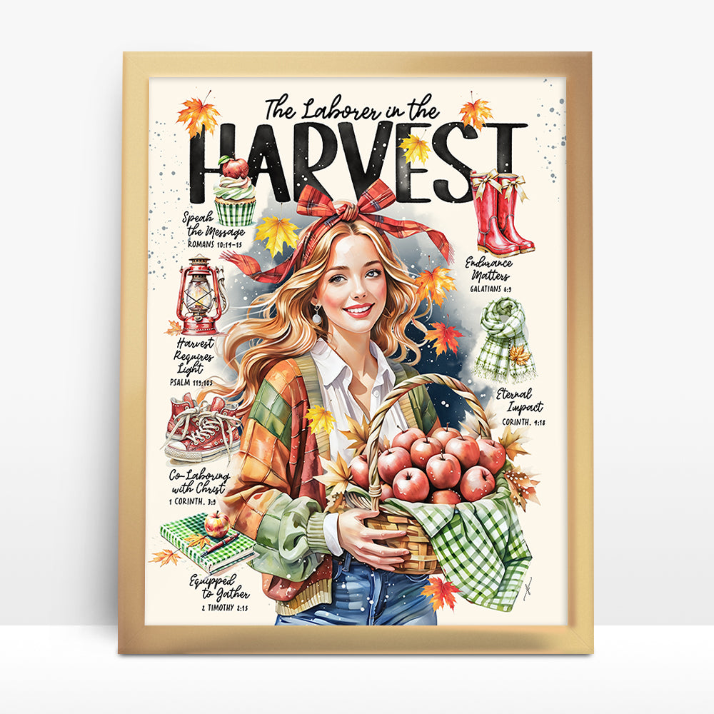 "Harvest" Christian Art Print