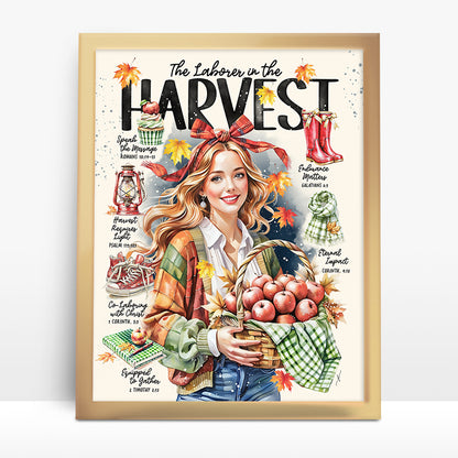 "Harvest" Christian Art Print