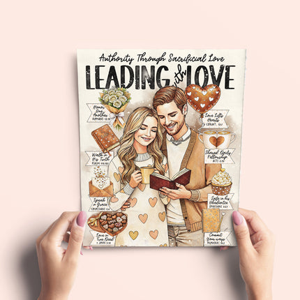 Valentine’s Day | Leading with Love | Christian Art Print