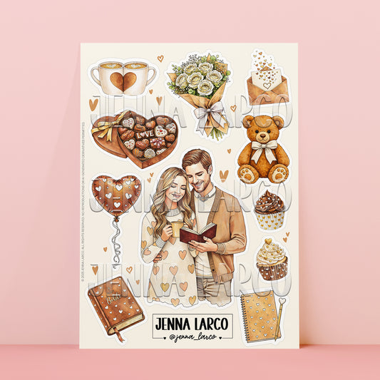 Leading with Love | Sticker Sheet | 11 Stickers