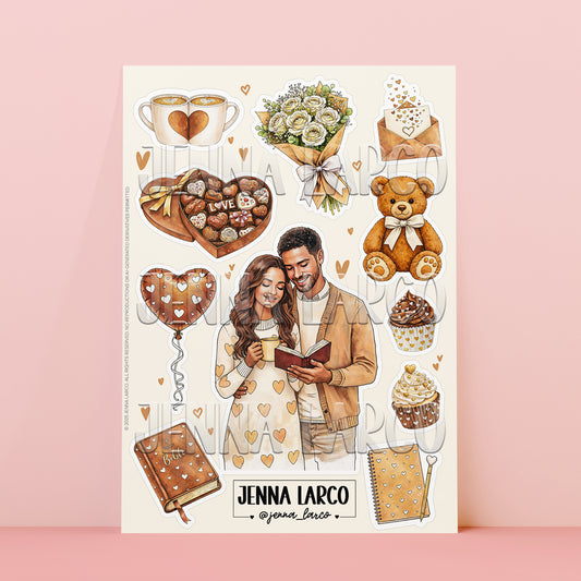 Leading with Love | Sticker Sheet | 11 Stickers