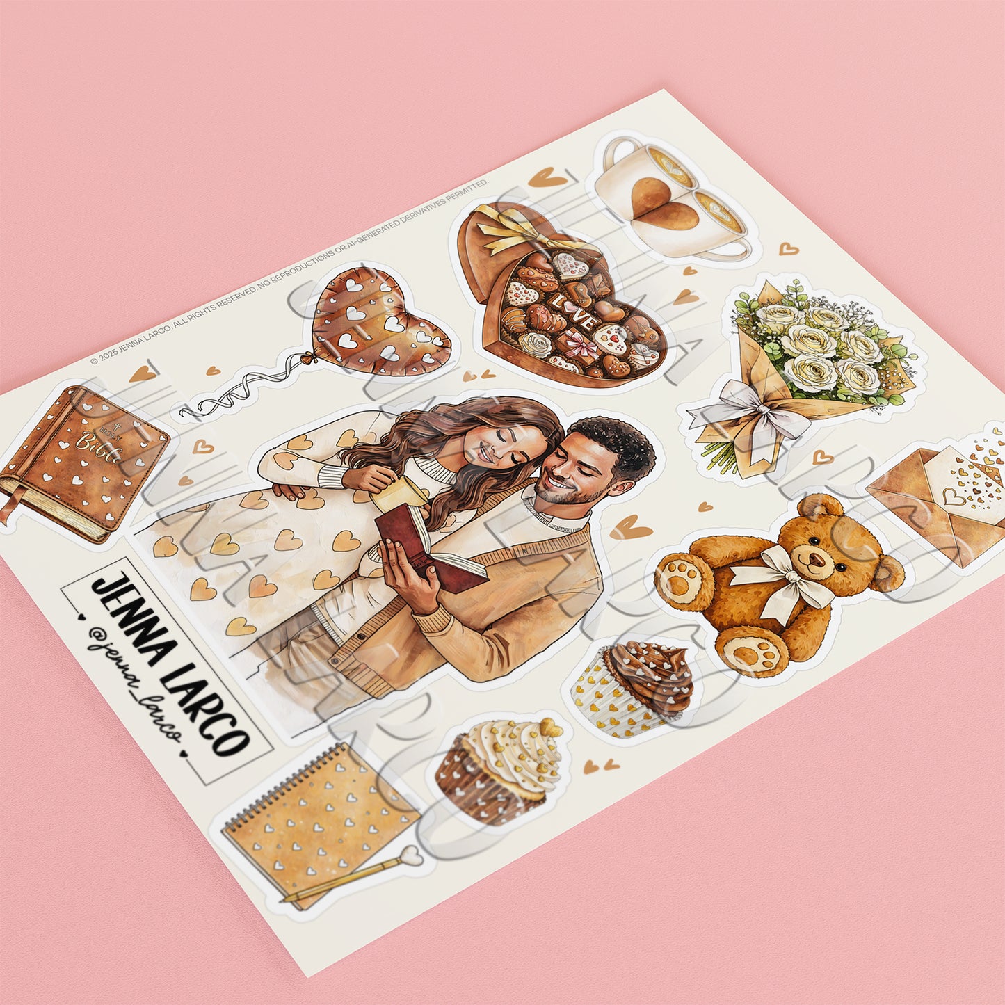 Leading with Love | Sticker Sheet | 11 Stickers