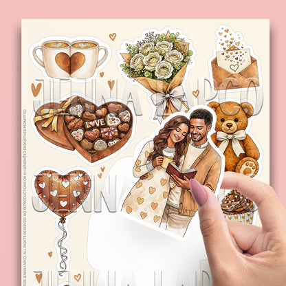 Leading with Love | Sticker Sheet | 11 Stickers