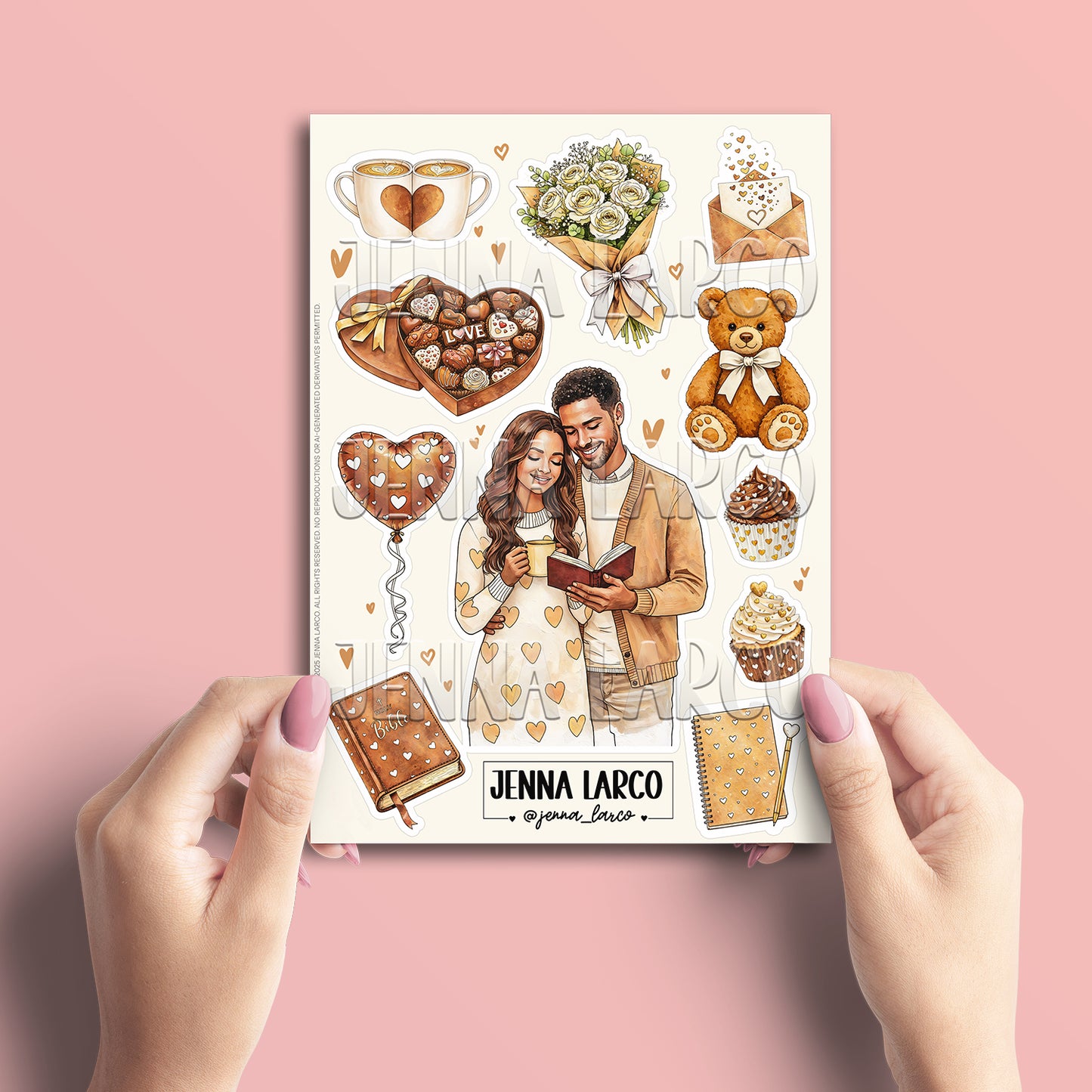 Leading with Love | Sticker Sheet | 11 Stickers