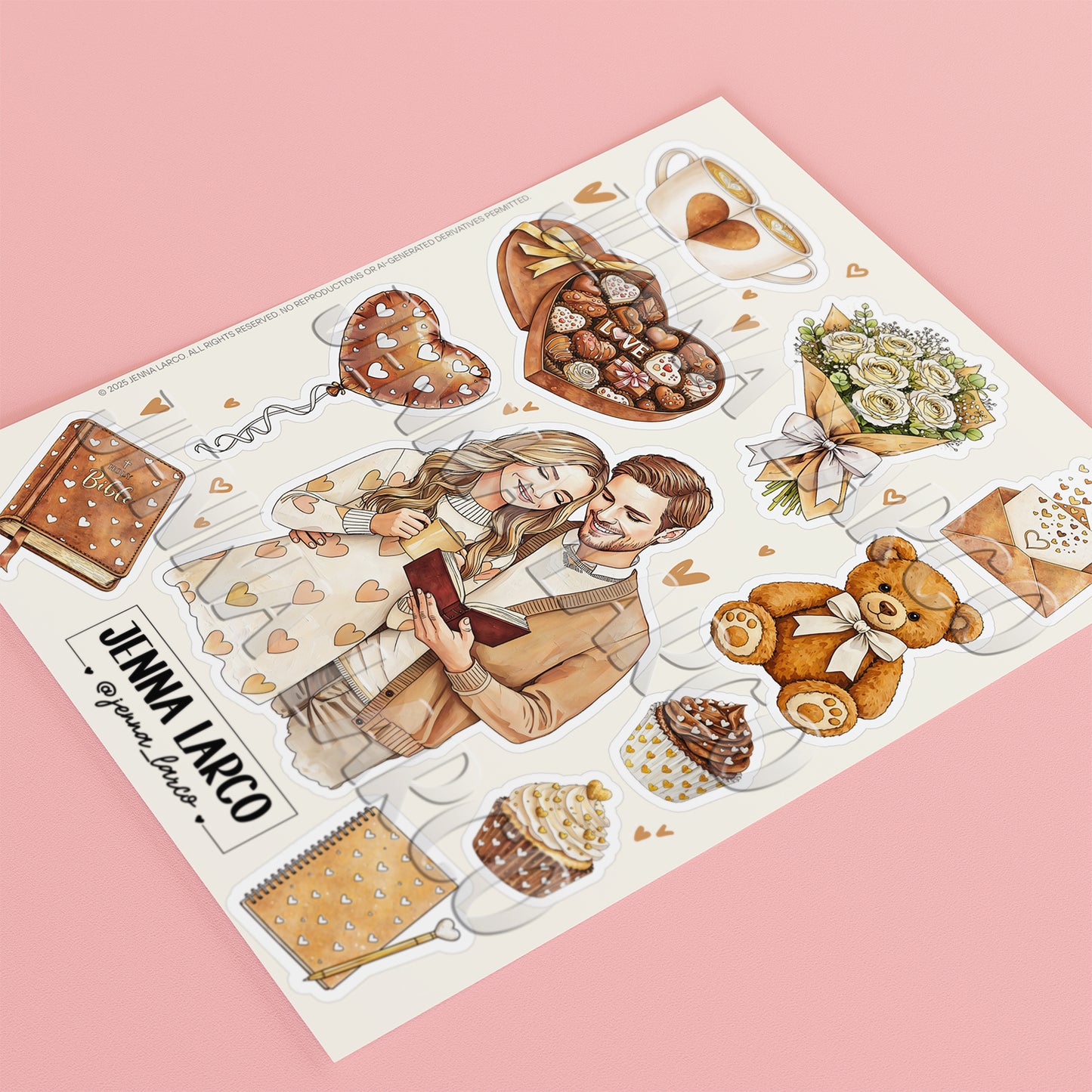 Leading with Love | Sticker Sheet | 11 Stickers