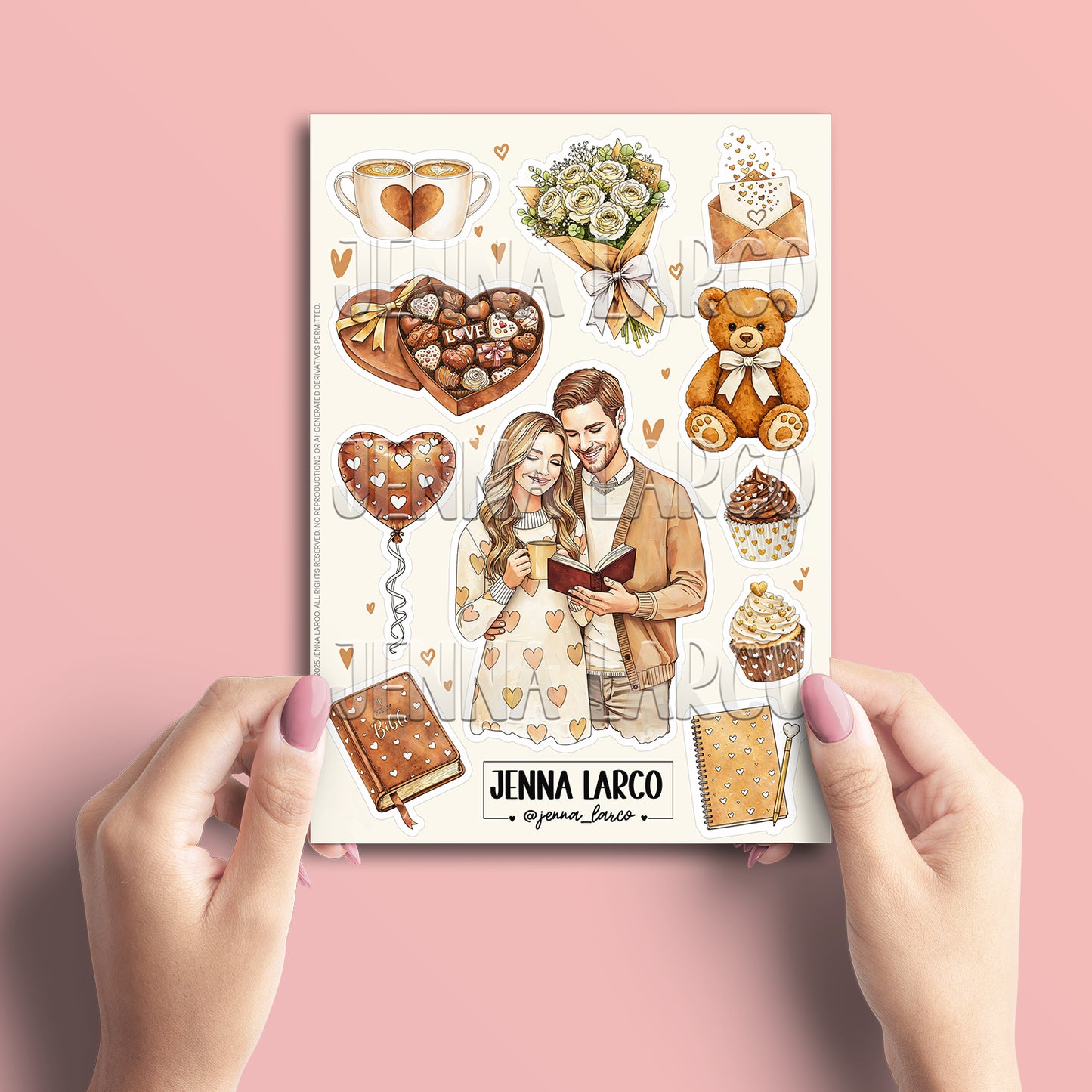 Leading with Love | Sticker Sheet | 11 Stickers