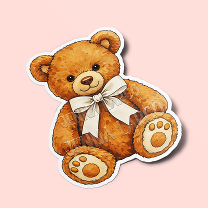Leading with Love | Teddy Bear | Vinyl Sticker