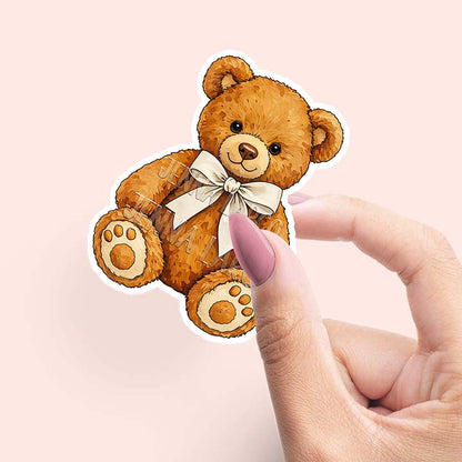 Leading with Love | Teddy Bear | Vinyl Sticker