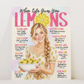 When Life Gives You Lemons • Scripture Prompt • Giclée Christian Art Print
