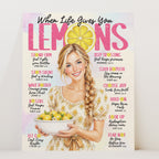 When Life Gives You Lemons • Scripture Prompt • Giclée Christian Art Print