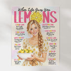 When Life Gives You Lemons • Scripture Prompt • Giclée Christian Art Print