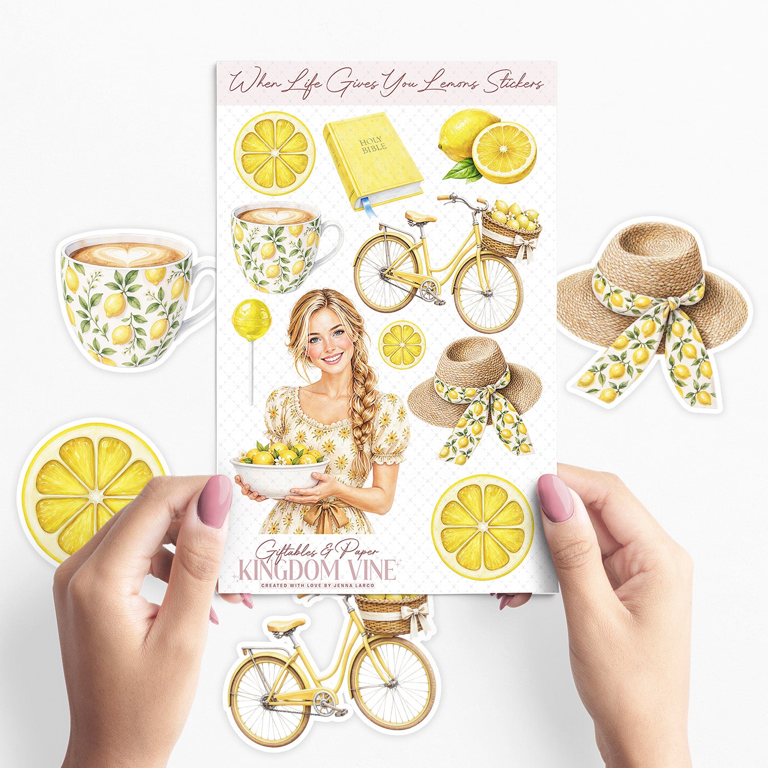 When Life Gives You Lemons • Christian Sticker Sheet Bundle