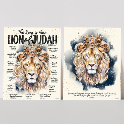 “Lion of Judah” Christian Art Print