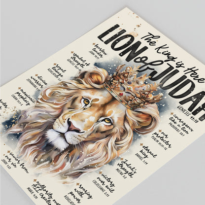 “Lion of Judah” Christian Art Print