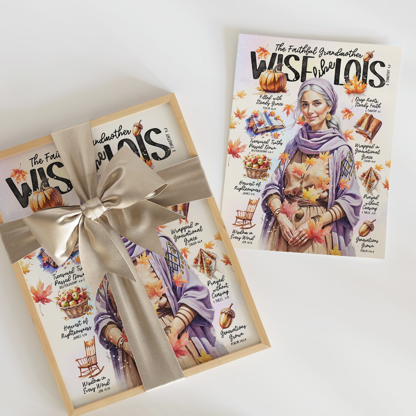 “Lois” Women Of The Bible Art Print